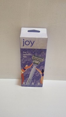 Joy Lavender Razor Women's 5-Blade Handle + 2 Refills New Sealed
