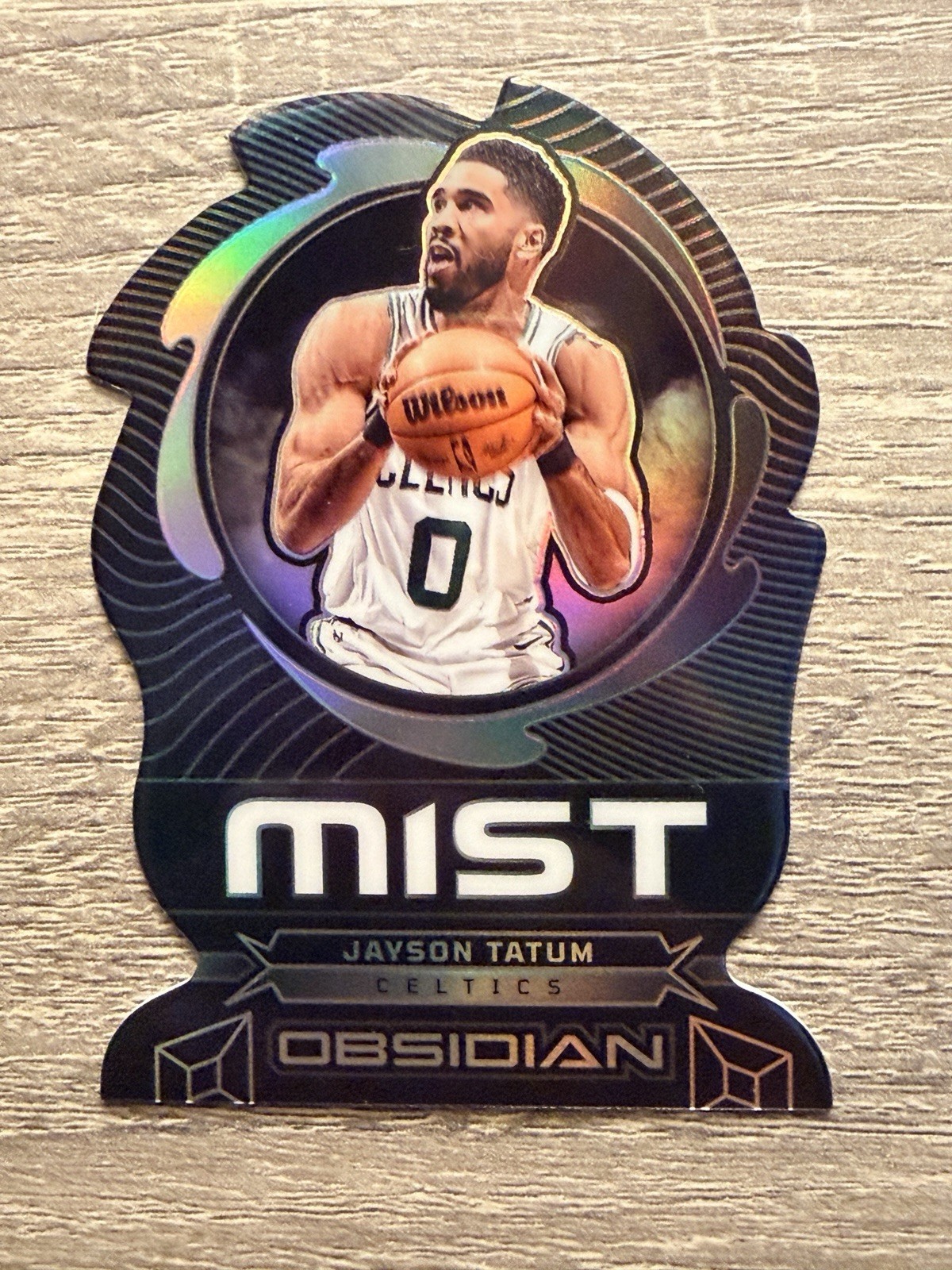 2024-25 Panini Obsidian Mist Jayson Tatum Die-Cut Case Hit SSP #18 Celtics
