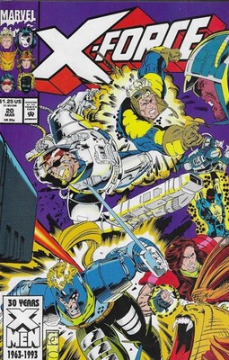 X-Force No.20 / 1993 Nick Fury / Fabian Nicieza & Greg Capullo