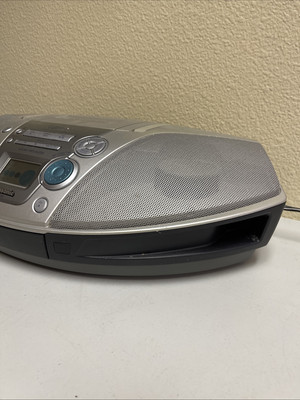 Panasonic RX-ES20 CD Radio Cassette Boombox Silver Gray-WORKS