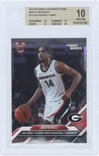 Asa Newell University of Georgia 2025 Bowman University Madness #10 BGS 10 Card