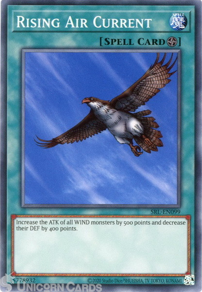 SRL-EN099 Rising Air Current :: Common 25th Anniversary Edition Mint YuGiOh Card