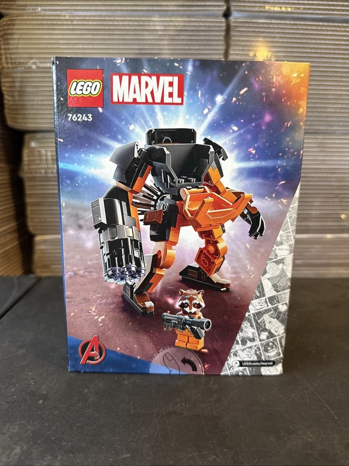 Lego 76243 Guardianes de la Galaxia Rocket Mech Armadura Marvel Vengadores Sellado Foto 2 de 4