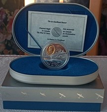 SILBER Kanada Pioniere der Luftfahrt 20$ THE DE HAVILLAND BEAVER Goldinlay 50 J.
