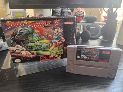  Vintage SNES Super Nintendo Street Fighter II 2 W/Box & Sleeve EUC VIDEO GAME