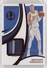 2020-21 Panini Immaculate Materials Red 16/25 Kristaps Porzingis #MT-KPZ 7y2