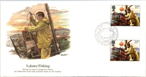Great Britain FDC 1981 Lobster Fishing - Edinburgh - J28278