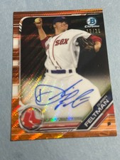 2019 Bowman Chrome - Prospects Auto Durbin Feltman #CPA-DF Orange Wave /25