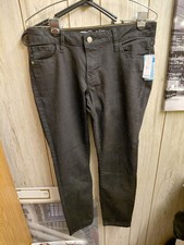 OLD NAVY WOMENS BLACK ROCKSTAR SUPER SKINNY JEGGINGS MIDRISE NEW SIZE 12