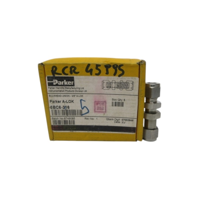 Parker 6Bc6-316 (Pkg Of 5) 3/8