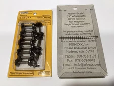 ReBoxx-2 33" HO Semi-scale wheels sets, 0.960" Axle Length, 12/ Pkg, NMRA RP-25