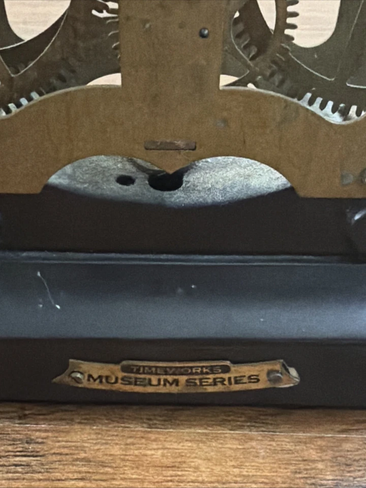 Da Vinci by Anchiano Timeworks Museum Series brass clock Untested - Image 2 of 4