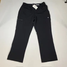 FIGS DOWA RELAXED STRAIGHT LEG PANT BLACK Technical Collection Large