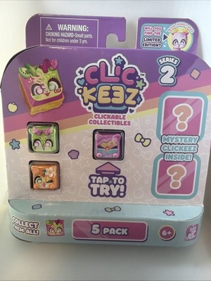 Clickeez Series 2 5-Pack | 5 Collectible Character Keyboard Keys Click and Clack