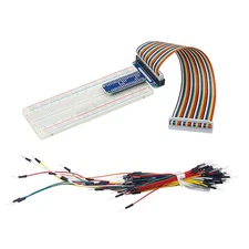 Board Kit+ 7.87"40 Pin GPIO Cable+Breadboard+Jump Cable For Raspberry Pi 3 4 DIY