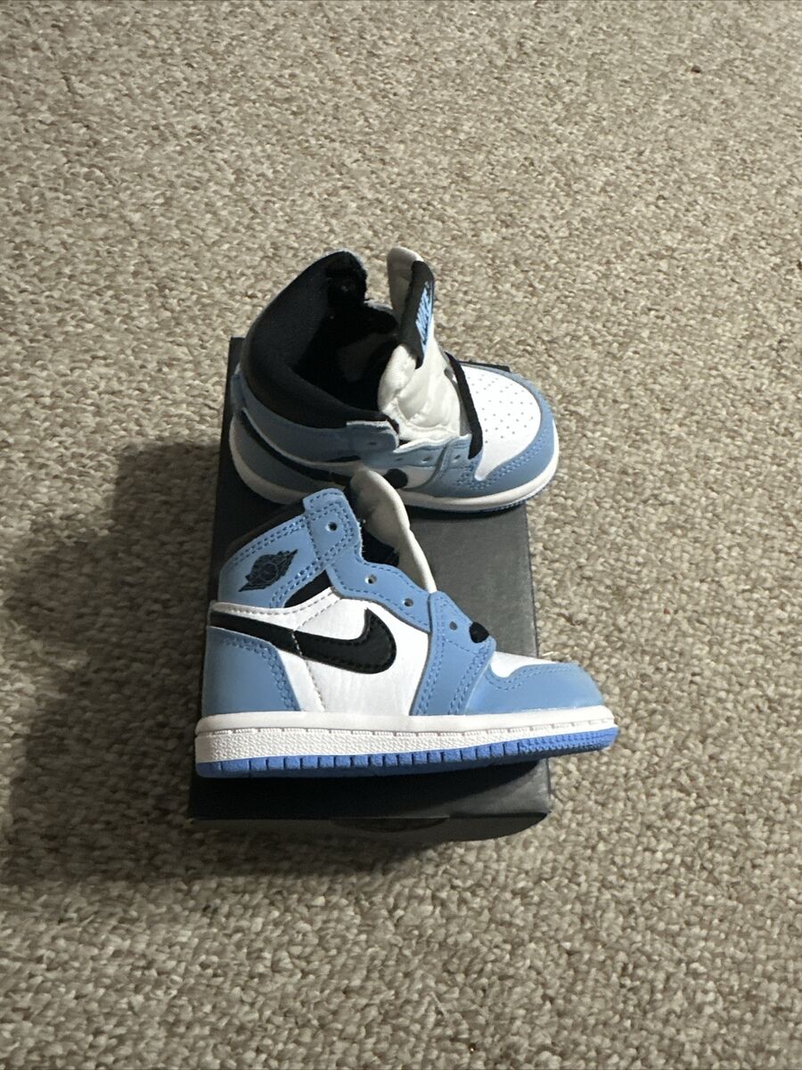 Nike Air Jordan 1 Retro High TD Shoes Toddler 4c University Nike Air Jordan 1 Retro High TD Shoes Toddler 4c University