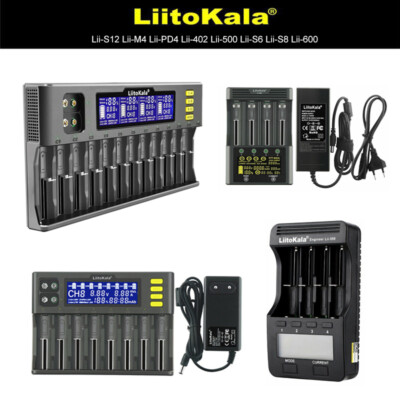 LiitoKala Lii-S12 Lii-M4 Lii-PD4 Lii-402 Lii-500 Lii-S6 Lii-600 Battery Charger
