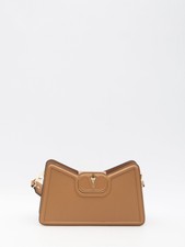 Valentino Garavani Vlogo Leather Shoulder Bag