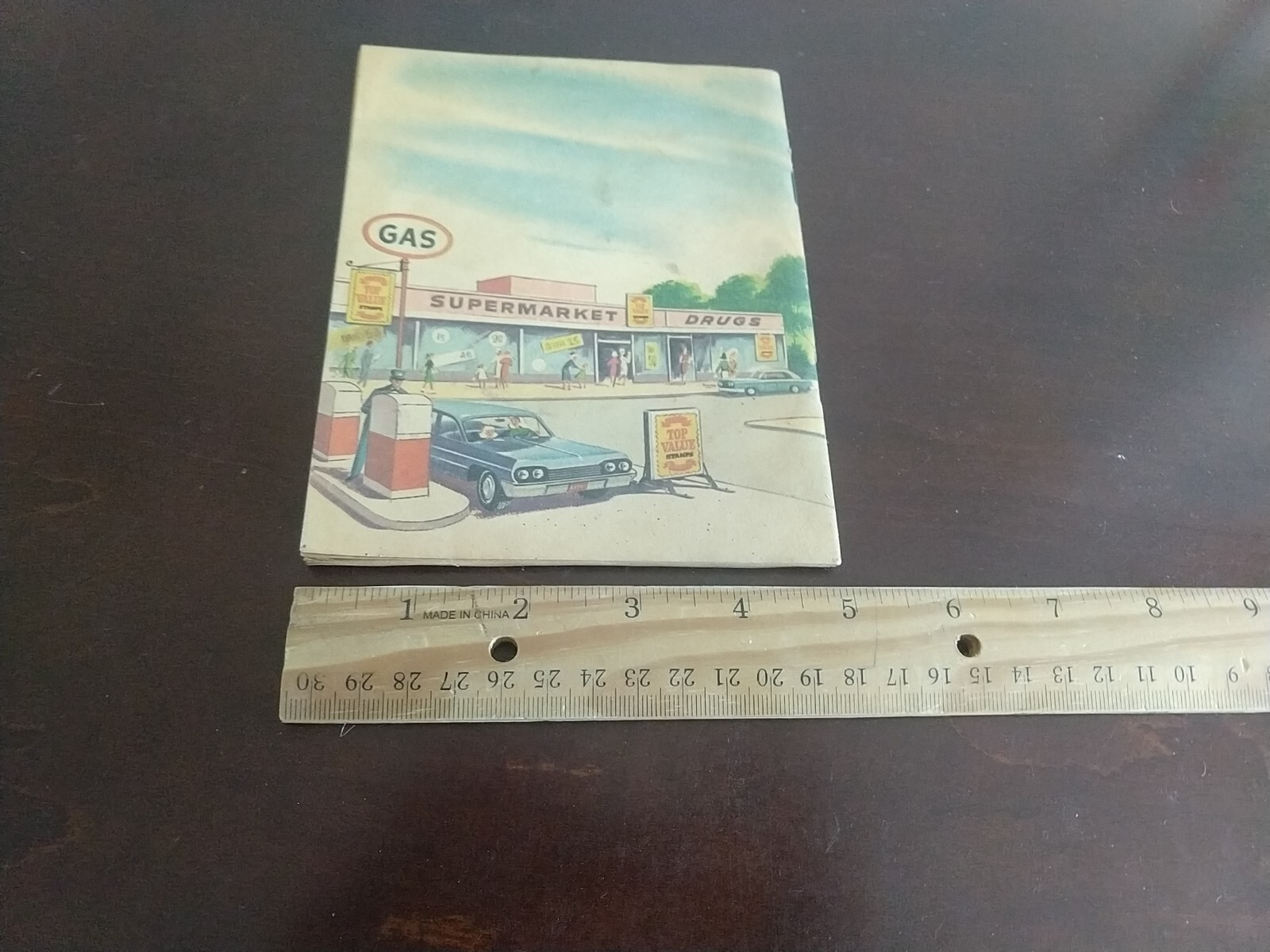 UNUSED Top Value Stamp Saver Book Grocery Store Vintage Memorabilia