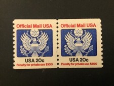 ICOLLECTZONE US O135 Pair  VF NH