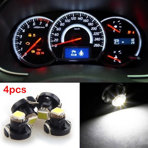 4pcs T4 T4.2 1SMD LED Car Instrument Dash Cluster Gauge Bulbs Lights