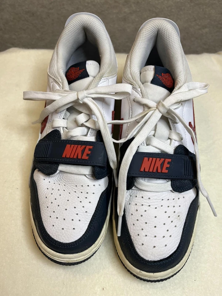 Nike Air Jordan Zapatillas Retro Rojo Blanco Negro-Talla 6.5Y Foto 2 de 4