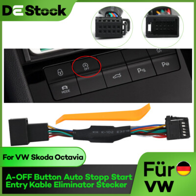 Start Stop Automatischer System Eliminator Stecker Kabel Für VW Skoda Octavia DE