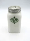 VTG. HAZEL ATLAS MILK GLASS KITCHEN/RANGE "SUGAR" SHAKER (CHEF BOY-AR-DEE)