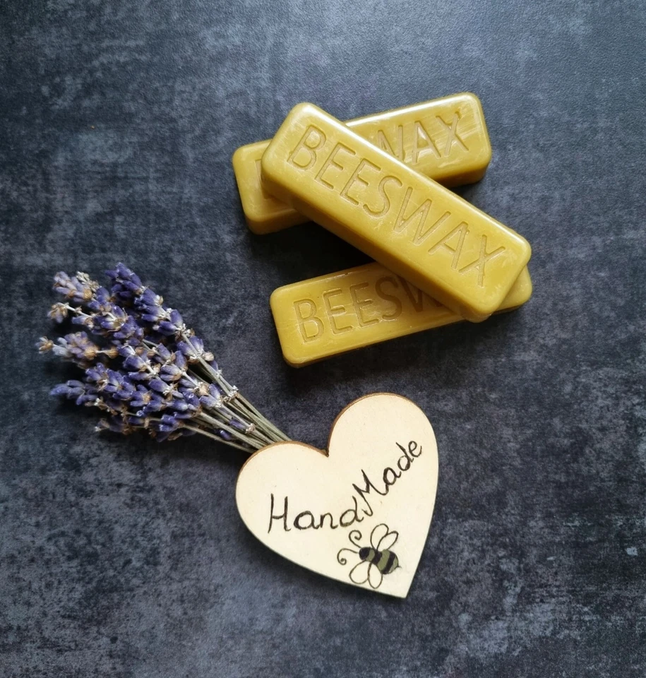 3 Bars Of Bow String Wax - 100% Pure Solid Beeswax Block Bar Stick Candle Wax - Image 2 of 4