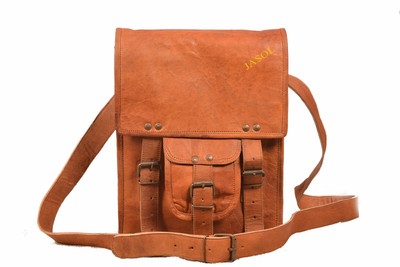 antique leather satchel