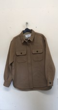 Free People Closed Kelly Shirt Jacket Brown Size S {z150}