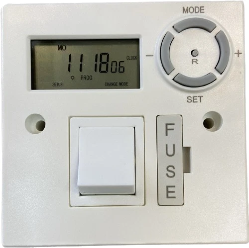 7 Day Fused Timer Spur Switch Digital LED Lighting Immersion Heating Security TC
Opens in a new wind