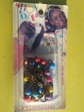 Vintage Goody Show Offs Ponytail Holders Twin Bead 8 pack Made in USA 1989 NOS