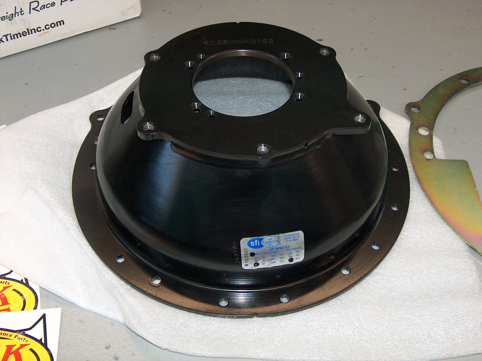 Quick Time Chevy V8 Muncie Steel Bell Housing Scatter Shield RM6036