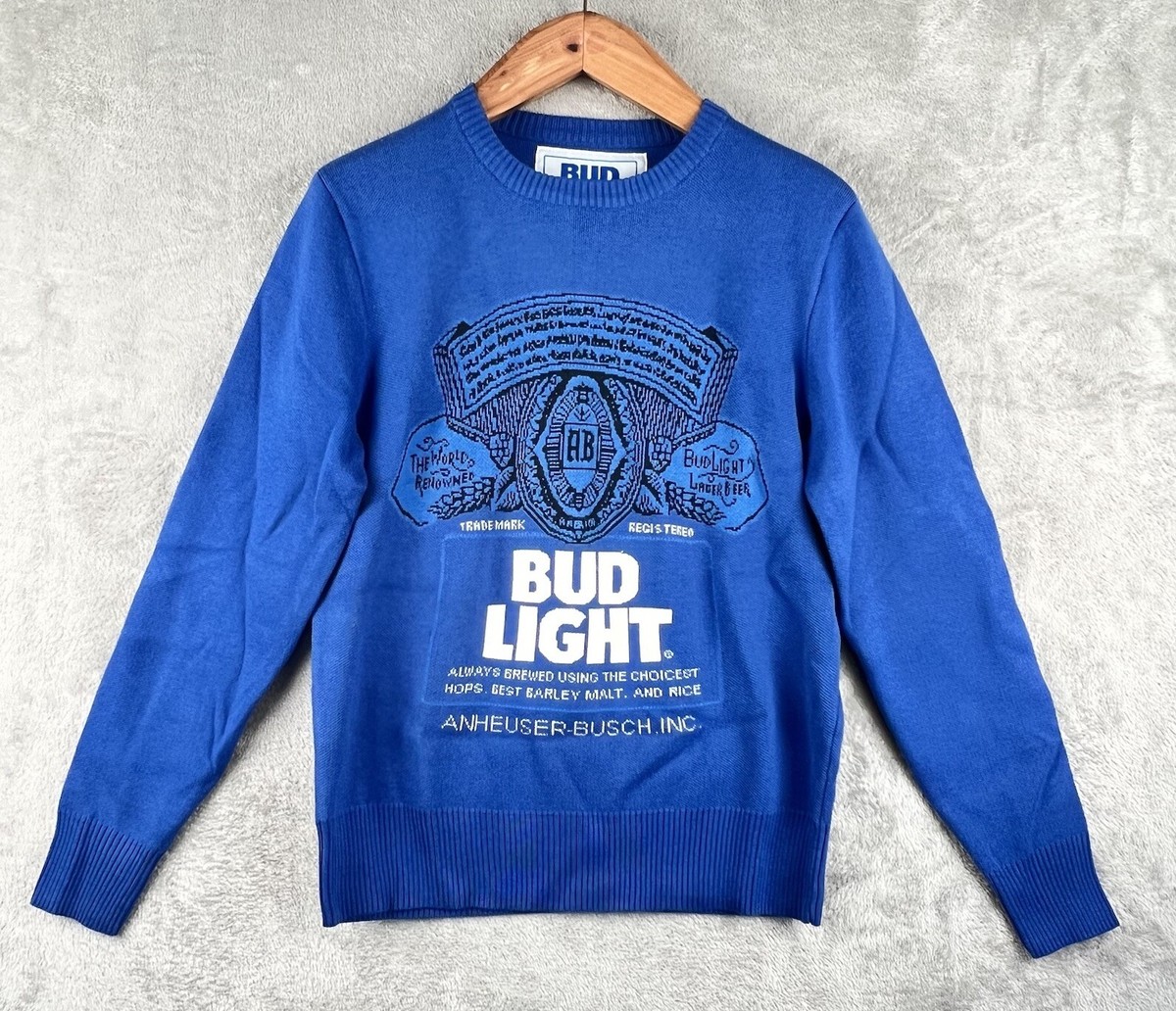Budweiser Beer Bud Light Christmas Sweater Light Christmas Sweater