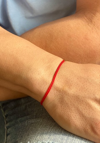 6X Red string adjustable bracelet lucky good fortune Kabbalah energy shield gift - Photo 10 sur 10