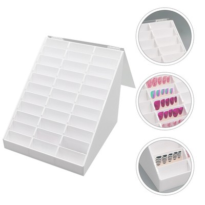 Leere Nail Art Box Nagel Display Buch Nagellack Zubehör Acryl Nagel Lagerung Box