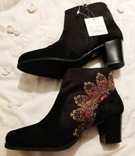 Desigual Shoes Cris Essentials Mini Black With Mandalas Pattern In Size 5 (38)