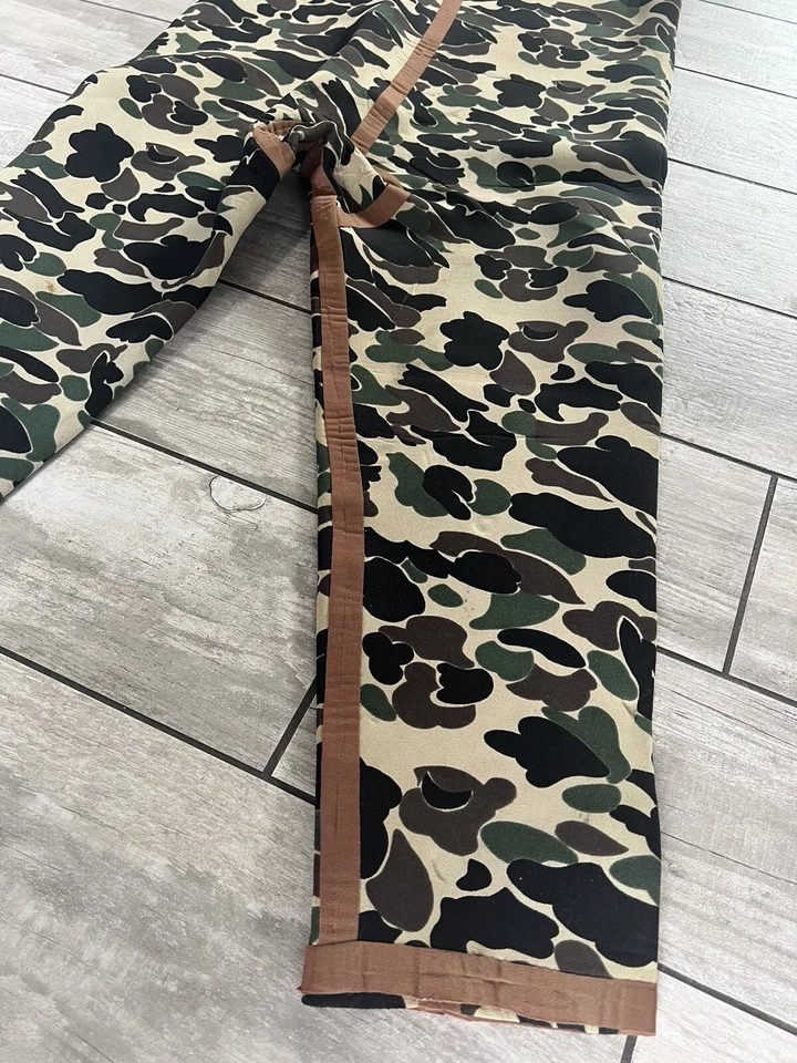 LL Bean Camo Nylon Blend Waterproof Neoprene Chest Waders Vintage - Image 3 of 4