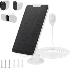 4W Solar Panel Charger Compatible with Arlo Security Camera - Works with Pro 5S,