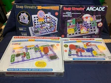 Elenco Electronic Snap Circuit Bundle SC-100 SC-300 SCA-200 SC-3di  ALL COMPLETE