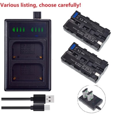 NP-F550 NP-F330 Battery or charger for Yongnuo YN-160 YN-300 Video Fill Light
