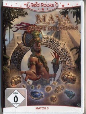 ''Maya - Fight for Jewels'' PC-Spiel, Match 3 Adventure [NEU]