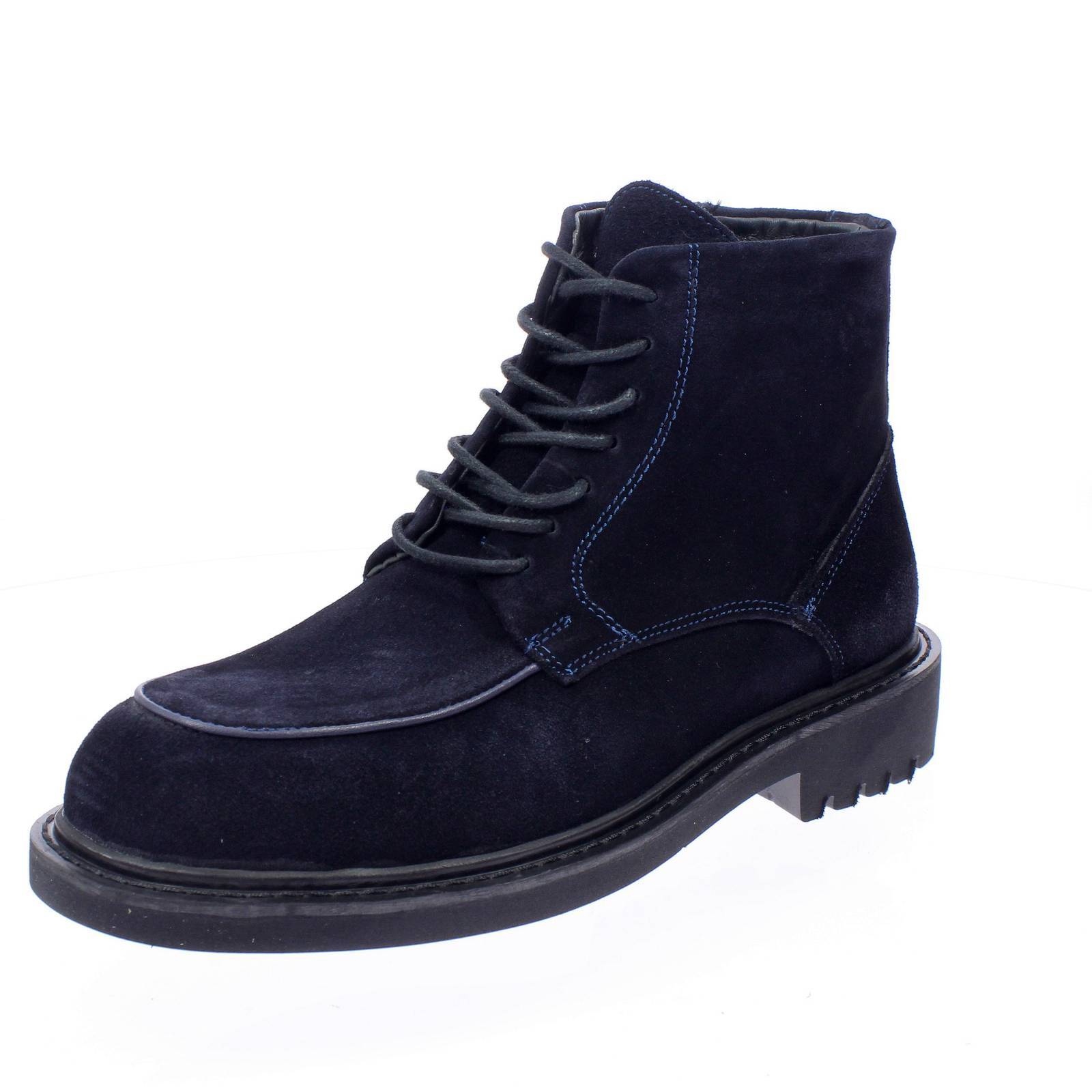 Стрингаты Ugo Lanzoni Stivaletti из замши синего цвета - Taglia 44 [28 см] Scarpe Uomo