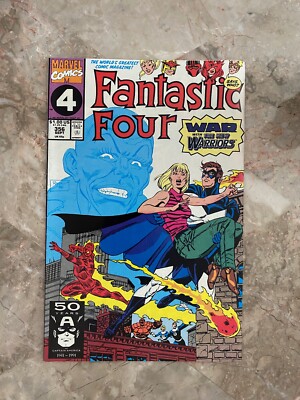 Comic Book Fantastic Four #356 Marvel 1991 Modern Age Superhero Team