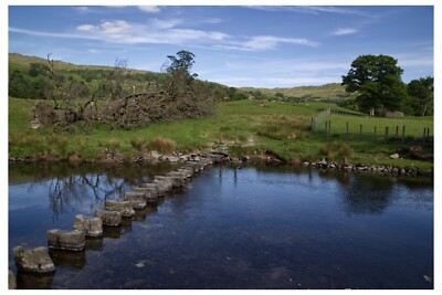 Rydal Stepping stones, Lake District National Park, UK - 18'' x 12'' PRINT