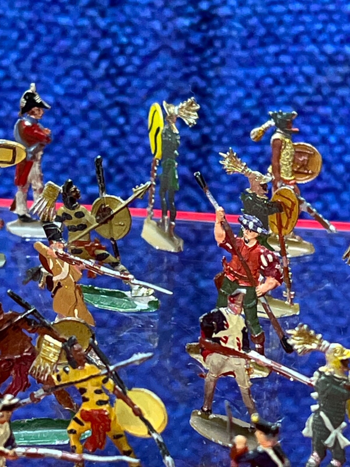 VINTAGE **MIXED LOT** OF 30 FLAT LEAD PAINTED TOY SOLDIERS SOLDIERS PP68 eBay