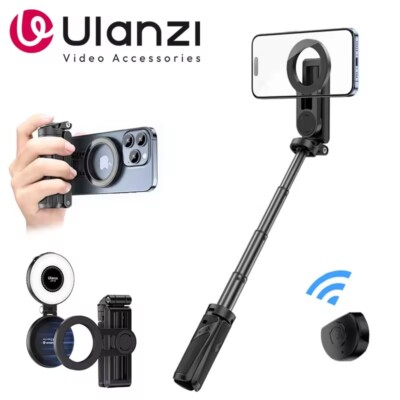 Ulanzi JJ03 3IN1 Magnetic Phone Tripod Selfie Stick Handle Grip Remote Control