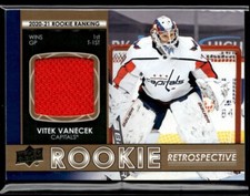 2021-22 UD Rookie Retrospective Vitek Vanecek #H1R2D