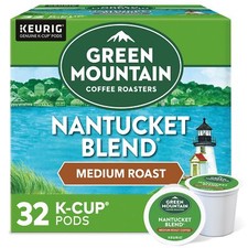 Green Mountain Coffee Roasters Nantucket Blend K Cup Medium Roast Pods 32 Count